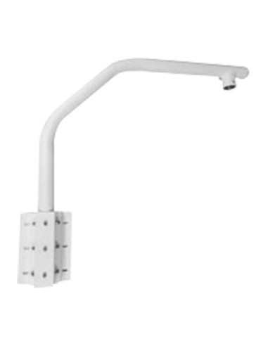 SOPORTE DE CISNE - PARA DOMOS MOTORIZADAS - APTO PARA USO EN EXTERIOR - COLOR BLANCO - PASADOR DE CABLES