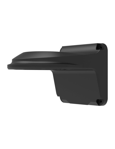 SOPORTE DE PARED - PARA CÁMARAS DOMO - APTO PARA USO EN EXTERIOR - COLOR NEGRO - PASADOR DE CABLES - 126 (AL) X 126 (AN) X 183 (
