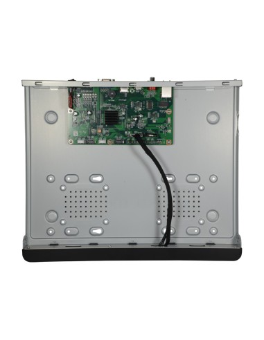 NVR FOR IP CAMERAS - EASY RANGE - 16 CH VIDEO / ULTRA COMPRESSION 265 - MAXIMUM RESOLUTION 8 MPX - SPACE FOR 2 HARD DISKS