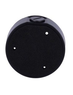 CAJA DE CONEXIONES - PARA CÁMARAS DOMO - APTO PARA USO EXTERIOR - INSTALACIÓN EN TECHO O PARED - PASADOR DE CABLES - COLOR NEGRO 2