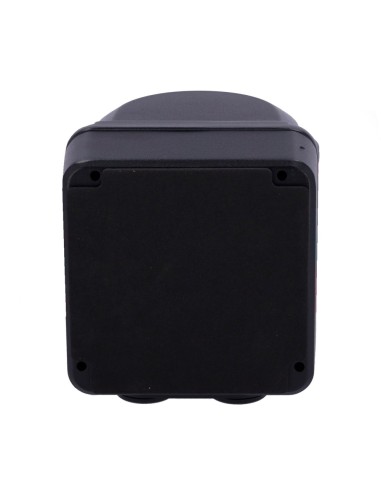 SOPORTE DE PARED - CAJA DE CONEXIONES - APTO PARA USO EN EXTERIOR - COLOR NEGRO | 125 MM (AL) X 125 (AN) X 233 (FO) - COMPATIBLE