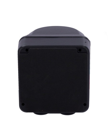 SOPORTE DE PARED - CAJA DE CONEXIONES - APTO PARA USO EN EXTERIOR - COLOR NEGRO | 125 MM (AL) X 125 (AN) X 233 (FO) - COMPATIBLE