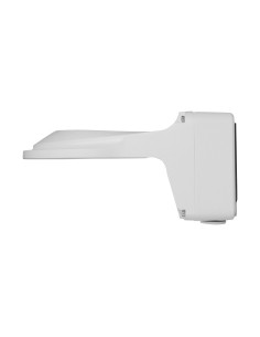 SOPORTE DE PARED - PARA CÁMARAS DOMO - CAJA DE CONEXIONES - APTO PARA USO EN EXTERIOR - COLOR BLANCO | 125(AL) X 125(AN) X 252.5 2