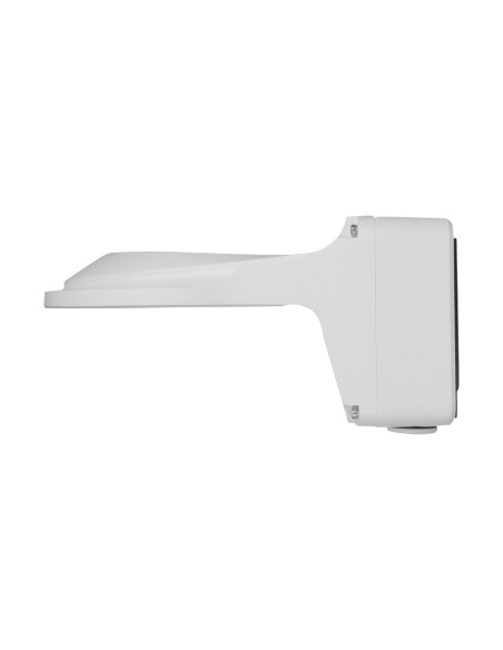 SOPORTE DE PARED - PARA CÁMARAS DOMO - CAJA DE CONEXIONES - APTO PARA USO EN EXTERIOR - COLOR BLANCO | 125(AL) X 125(AN) X 252.5