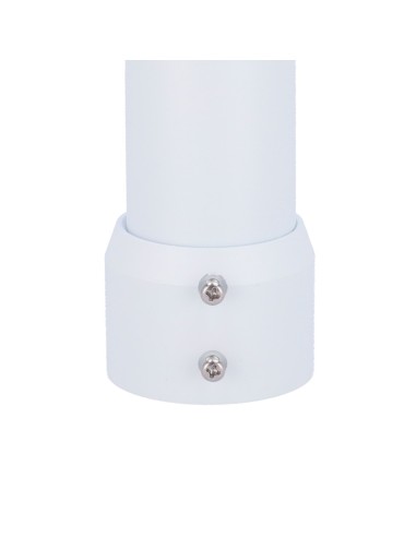 SOPORTE DE TECHO - PARA CÁMARAS DOMO - ALTURA 200 MM | 59  (Ø) MM - APTO PARA USO EN INTERIOR Y INTERIOR - COLOR BLANCO - FABRIC
