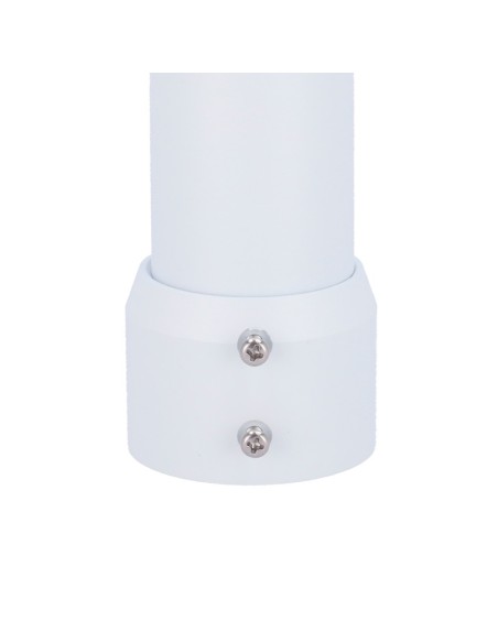 SOPORTE DE TECHO - PARA CÁMARAS DOMO - ALTURA 200 MM | 59  (Ø) MM - APTO PARA USO EN INTERIOR Y INTERIOR - COLOR BLANCO - FABRIC