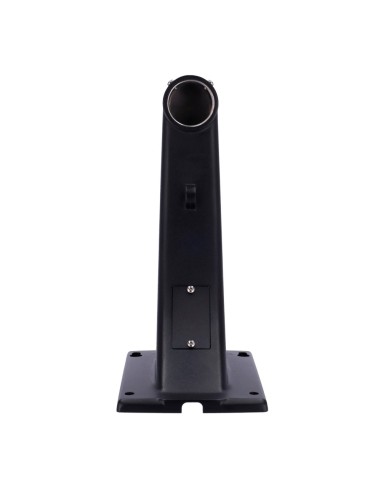 SOPORTE DE PARED - PARA DOMOS MOTORIZADOS - APTO PARA USO EN EXTERIOR - COLOR NEGRO - PASADOR DE CABLES - 216 MM (AL) X 141 (AN)