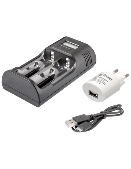 CARGADOR DE BATERIAS UNIVERSAL LCD LI-IO