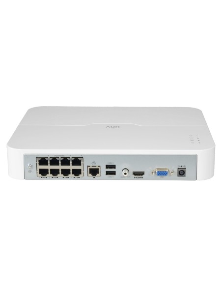 GRABADOR NVR PARA CÁMARAS IP - GAMA EASY - 8 CH VÍDEO POE / COMPRESIÓN ULTRA 265 - RESOLUCIÓN MÁXIMA 8 MPX - SOPORTA FUNCIONES I