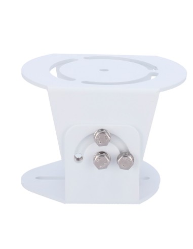 SOPORTE DE POSTE - PARA CÁMARAS 2D - APTO PARA USO EXTERIOR/ INTERIOR  - COLOR BLANCO - 117 X 101 X  83 MM