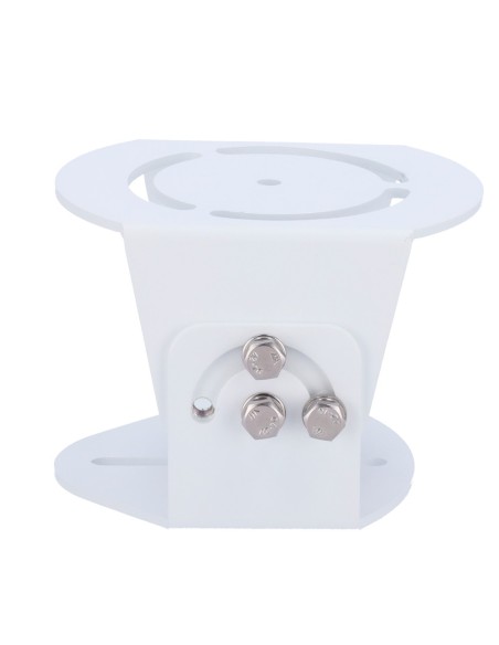SOPORTE DE POSTE - PARA CÁMARAS 2D - APTO PARA USO EXTERIOR/ INTERIOR  - COLOR BLANCO - 117 X 101 X  83 MM