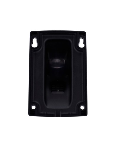 SOPORTE DE PARED - PARA DOMOS MOTORIZADOS - APTO PARA USO EN EXTERIOR - COLOR NEGRO - PASADOR DE CABLES - 216 MM (AL) X 141 (AN)