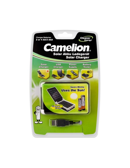 CARGADOR SOLAR Y POR USB, 2 CANALES 2-4A