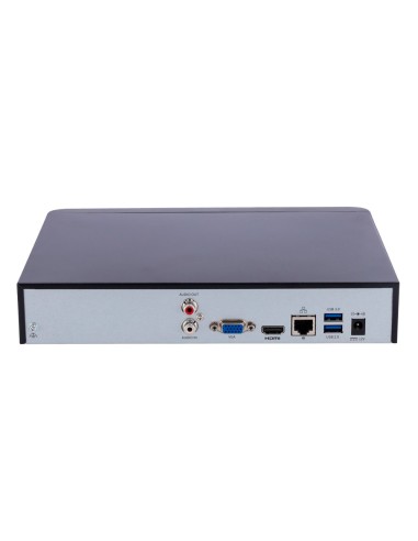 UNIVIEW NVR PRIME - 4 CANALES - RESOLUCIÓN MÁXIMA 16 MP - 1 HDD HASTA 16 TB - UMD | SIP | CONTEO | DETECCIÓN FACIAL - ANCHO DE B