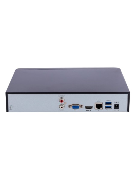 UNIVIEW NVR PRIME - 4 CANALES - RESOLUCIÓN MÁXIMA 16 MP - 1 HDD HASTA 16 TB - UMD | SIP | CONTEO | DETECCIÓN FACIAL - ANCHO DE B