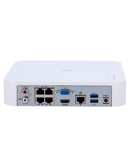GAMA PRIME - GRABADOR NVR PARA CÁMARAS IP - 4 CH VÍDEO / 4 CH POE - RESOLUCIÓN MÁXIMA 8MPX - ANCHO DE BANDA 80 MBPS - ADMITE FUN