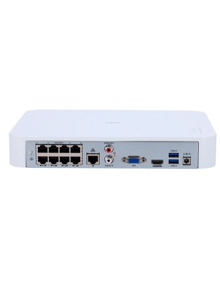 GAMA PRIME - GRABADOR NVR PARA CÁMARAS IP - 8 CH VÍDEO / 8 CH POE - RESOLUCIÓN MÁXIMA 16 MPX - ANCHO DE BANDA 80 MBPS - ADMITE F