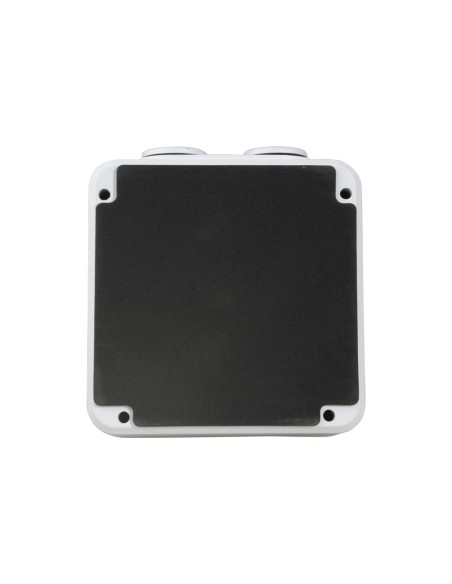 SOPORTE DE PARED - PARA CÁMARAS DOMO - CAJA DE CONEXIONES - APTO PARA USO EN EXTERIOR - COLOR BLANCO | 125(AL) X 125(AN) X 252.5