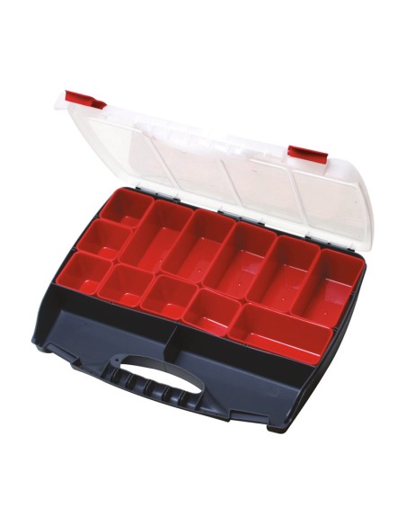 CAJA CLASIFICADORA CON ASA Y 12 CUBETAS INTERCAMBIABLES CM082