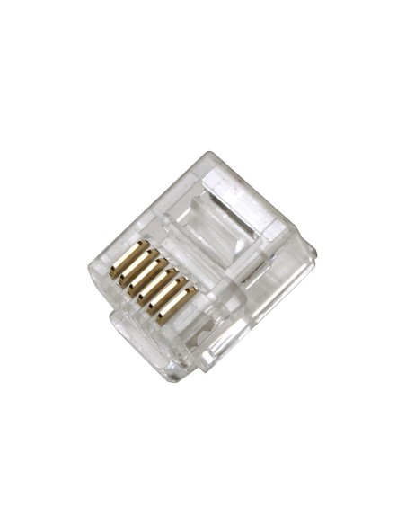 CONECTOR AEREO MODULAR TELEFONICO RJ12 C