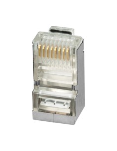 CONECTOR MODULAR RJ45 FTP CAT.5E BLINDAD