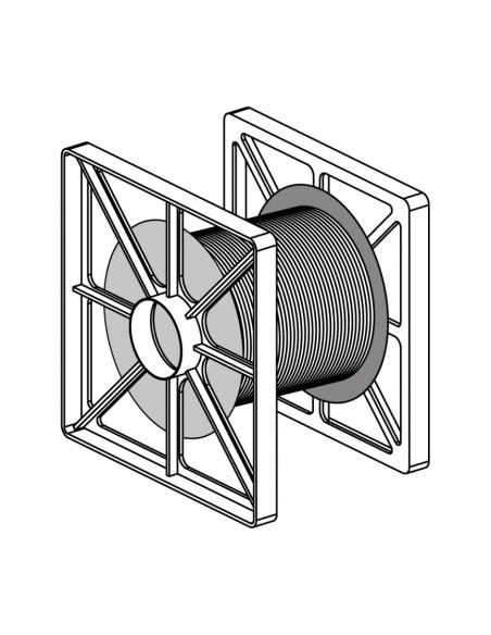 CABLE PARA DATOS UTP CAT.6 RÍGIDO EXTERIOR WIR-9073 305Mt CON CARRETE