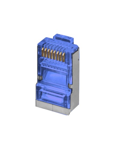 CONECTOR MODULAR RJ45 FTP CAT.6 BLINDADO