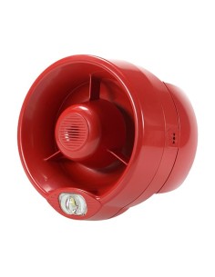 ADVANCED CONVENTIONAL SIREN AND FLASH - NEEDS ADV-AXIS-WSM MODULE TO CONNECT TO ANALOG LOOP - MAXIMUM SOUND PRESSURE LEVEL 100D