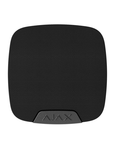 SIRENA PARA INTERIOR - AJAX SUPERIOR - ALIMENTACIÓN 2 PILAS CR123A 3.0 V PANASONIC - SOPORTE CON TORNILLO DE FIJACIÓN - INALÁMBR