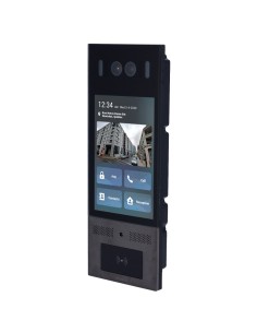 VIDEOPORTERO IP ANTIVANDÁLICO IK10 - DOBLE CÁMARA 2 MPX | AUDIO BIDIRECCIONAL - FACIAL, TARJETA, PIN, BLE Y QR | 3 RELÉS - APART