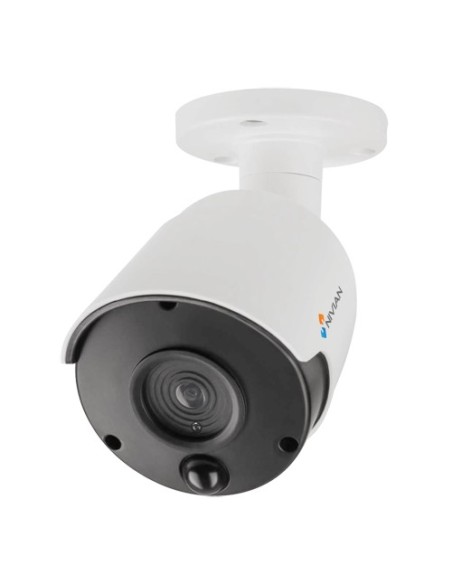 CAMÉRA FACTICE NON OPÉRATIONNELLE NIVIAN - TYPE BULLET IR - RÉPLIQUE DE CAMÉRA RÉELLE - LEDS ET PIR SIMULÉS - OBJECTIF NON OPÉR