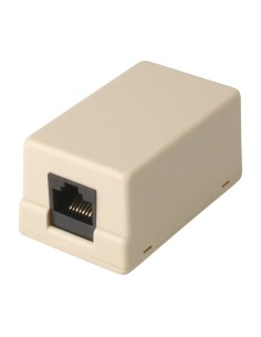 ROSETA MURAL SALIDA LATERAL RJ45, CRIMPA