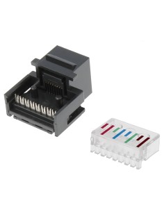 CONECTOR RJ45 CAT.5 UTP HEMBRA PANEL CON