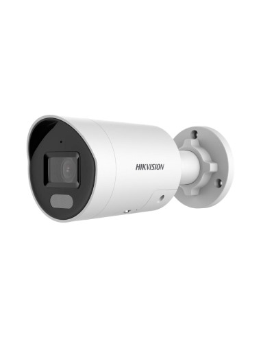 HIKVISION - CÁMARA BULLET IP GAMA PRO - RESOLUCIÓN 4 MEGAPÍXEL (2688X1520) - LENTE 2.8 MM | COLORVU | MICRÓFONO Y ALTAVOZ - LUZ