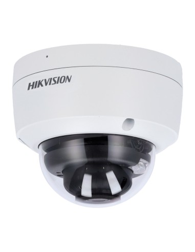 HIKVISION - CÁMARA DOMO IP GAMA PRO - RESOLUCIÓN 4 MPX | POE | ALARMAS | COLORVU - 2.8 MM | MICRÓFONO INTEGRADO | AUDIO - LUZ BL