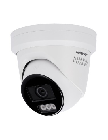 HIKVISION - CÁMARA TURRET IP GAMA PRO - RESOLUCIÓN 4 MEGAPÍXEL | POE | COLORVU - 2.8 MM | MICRÓFONO | SIRENA Y FLASH DISUASORIO