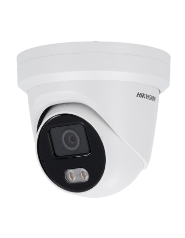 HIKVISION - CÁMARA TURRET IP GAMA PRO - RESOLUCIÓN 4 MEGAPÍXEL | POE | COLORVU - LENTE 2.8 MM | MICRÓFONO INTEGRADO - LUZ BLANCA