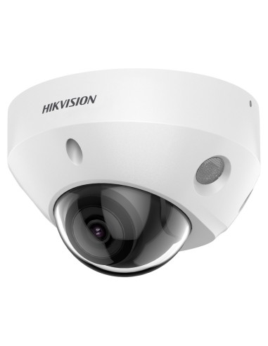 HIKVISION - CÁMARA DOMO IP GAMA PRO - RESOLUCIÓN 4 MPX | POE | ALARMAS | COLORVU - 2.8 MM | MICRÓFONO INTEGRADO | AUDIO - LUZ BL