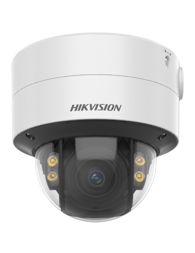 HIKVISION - CÁMARA DOMO IP GAMA PRO - RESOLUCIÓN 4 MPX (2688X1520) | POE | AUDIO - LENTE VARIFOCAL 2.8~12 MM | ALARMAS | COLORVU