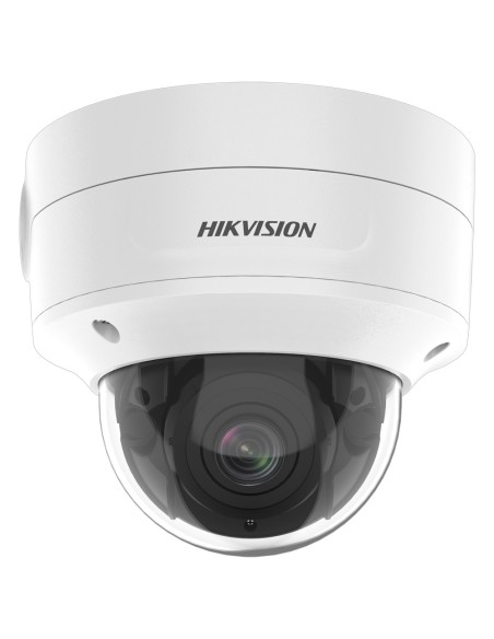 HIKVISION - CAMARA DOMO IP GAMA PRO - RESOLUCION 8 MPX | POWERED BY DARKFIGHTER - LENTE 2.8~12 MM | POE | ALARMAS | AUDIO - IR A