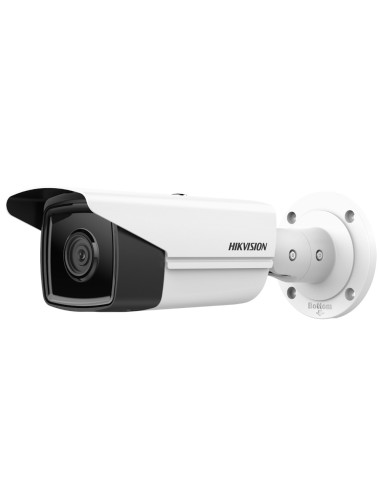 HIKVISION - CÁMARA BULLET  IP GAMA PRO - RESOLUCIÓN 4 MEGAPÍXEL (2688X1520) - LENTE 4 MM | POE IEEE802.3AF - IR ALCANCE 80 M | D