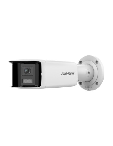 HIKVISION - CÁMARA PANORÁMICA BULLET IP GAMA PRO - RESOLUCIÓN 8 MEGAPÍXEL (5120X1440) - LENTE 4 MM | COLORVU | MICRÓFONO Y ALTAV