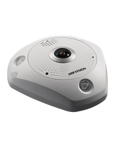 HIKVISION - CÁMARA IP FISHEYE 12 MPX (4000×3000) - LENTE 1.29 MM FISHEYE - IR LEDS ALCANCE 15 M - CONTEO DE PERSONAS | MAPA DE C