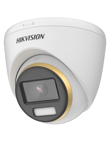 HIKVISION - CÁMARA TURRET HDTVI GAMA COLORVU - RESOLUCIÓN 3K (2960X1665) - LENTE 3.6 MM | LUZ BLANCA ALCANCE 40 M - COLORVU: IMA