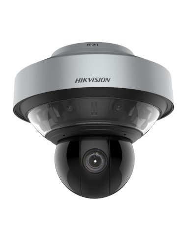 HIKVISION  - GAMA ULTRA - CÁMARA PTZ IP DOBLE LENTE (PAN 8MPX + PTZ 4MPX) - LENTE PANORÁMICA: 2.8 MM | IP67 | IK10 - LENTE PTZ: