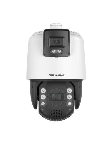 HIKVISION  - GAMA ULTRA - CÁMARA MOTORIZADA IP ULTRA LOW LIGHT - DOBLE LENTE (PANORÁMICA 4MPX + PTZ 4MPX) - LENTE 5.9~188.8 MM |