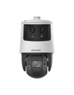 HIKVISION  - GAMA SOLUTIONS - CÁMARA MOTORIZADA IP - DOBLE LENTE (PANORÁMICA 6MPX + PTZ 4MPX) - LENTE 4.8~120 MM | 25X | AUTOTRA