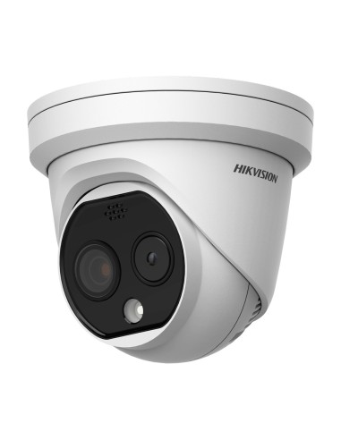 CÁMARA TÉRMICA DUAL IP HIKVISION GAMA PRO - SENSOR TÉRMICO 160X120 VOX | LENTE 3.1 MM - SENSOR ÓPTICO 1/2.7 4 MPX | LENTE 4 MM