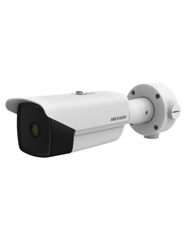 CÁMARA TÉRMICA IP HIKVISION GAMA PRO - SENSOR TÉRMICO 384X288 VOX | LENTE 9.7 MM - SENSIBILIDAD TÉRMICA = 35 MK - DETECCIÓN DE P