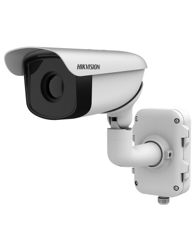 CÁMARA TÉRMICA IP HIKVISION GAMA PRO - SENSOR TÉRMICO 640X512 VOX | LENTE 50 MM - SENSIBILIDAD TÉRMICA = 35 MK - DETECCIÓN DE PR